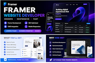 build a responsive framer website with cms integration