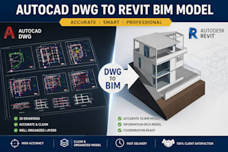 convert autocad dwg drawings into a revit bim model