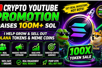 crypto youtube promotion raises 100m sol get memecoin investors crypto promotion