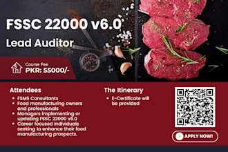 deliver fssc 22000 and iso 22000 food safety certification training