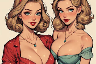 do a pin up girl and pin up girl