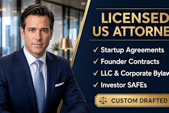 prepare llc operating agreements and corporate bylaws for startups