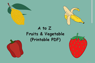 design creative educational flashcards and worksheets for kids