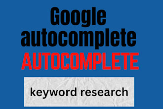 do google autocomplete autosuggestion  keyword research