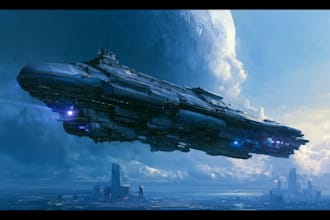 do sci fi spaceship design