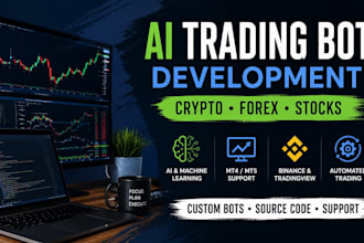 develop ai trading bot for crypto, forex, stock trading