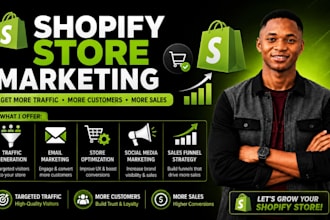 promote shopify store with ecommerce marketing to boost shopify sales
