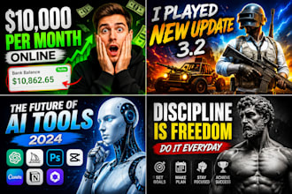 design eye catching thumbnails