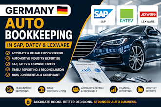do germany auto bookkeeping in sap, datev and lexware
