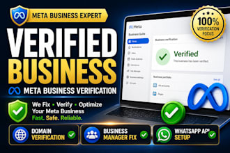 fix meta business verification, business manager and domain verification issues