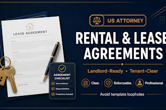 write a professional landlord tenant rental or lease agreement contract