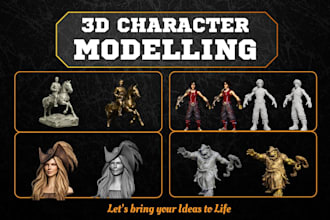 create custom 3d models for games and products