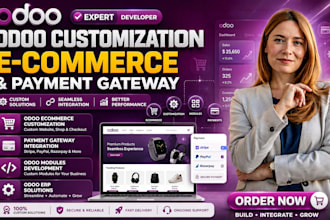 do odoo customization for odoo ecommerce and payment gateway