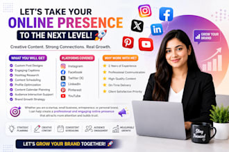 do social media setup optimization and management