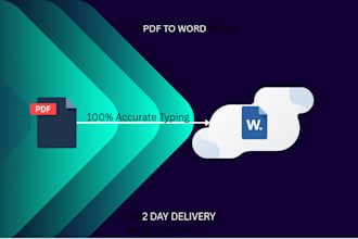 convert PDF to editable word document with error free typing