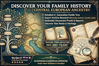 do genealogy research for your slovenian austrian or croatian ancestors