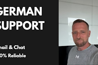 be your german customer support and chat assistant