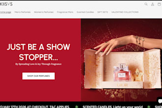 design perfume website, perfume shopify store, fragrance store,cologne store