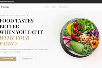 landing page with automation