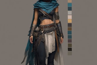 develop character design and concept art for your game