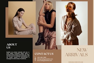 brochure design, product booklet, and catalog design
