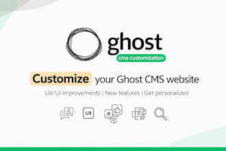 build ghost cms website, ghost blog, ghost newsletter, membership setup