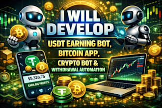 develop daily withdrawal bitcoin bot, btc app on your device