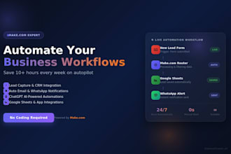 build a make com automation workflow to save your business time and money