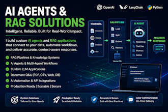 develop custom genai, rag and ai agent solutions