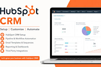 be your hubspot CRM expert for setup, automation, and pipeline management