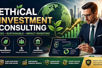 ethical investment consulting, esg analysis sustainable investment strategies