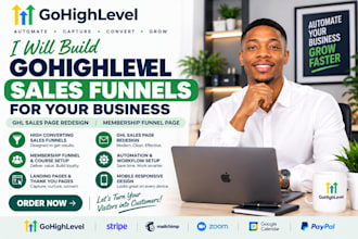 build gohighlevel sales funnels ghl sales page redesign membership funnel page