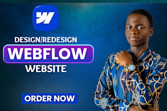 design webflow website and redesign webflow website