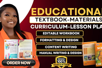 create, design format educational textbook, workbook, lesson, kdp book cover,