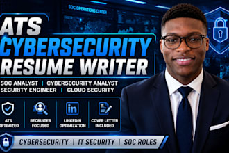 write ats resume for cybersecurity and soc roles