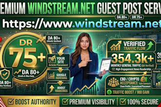 provide high DR 75 guest post for crypto and cbd
