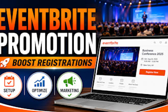 set up, optimize, and promote your eventbrite event