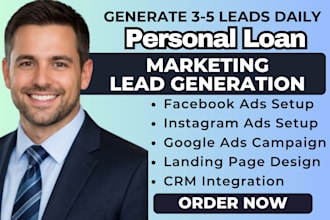 get 500 personal loan leads payday loan leads business loan leads facebook ads