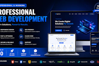 build a responsive website web app landing page  business website