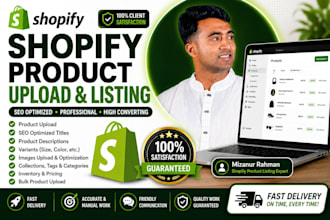 create shopify product listings