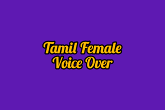 clear tamil female voice over for ads and videos