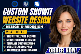 design showit website redesign showit customization template showit website SEO