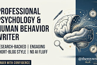 do professional psychology and human behavior blog writing