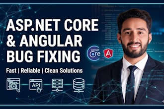 fix bugs in dotnet core, and angular applications