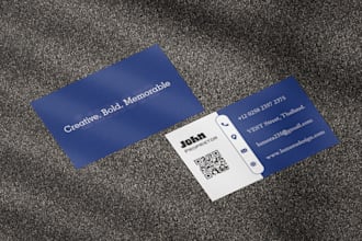 design a professisonal modern business card