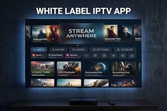 rebrand iptv smarters xciptv and white label iptv app for android TV firestick