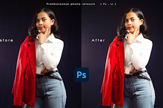 professionally retouch portrait photos