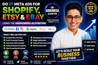 boost shopify, ebay and esty sales for facebook meta ads