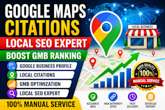 create google maps citations for gmb ranking and local SEO