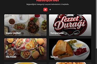 create a professional multi language digital qr menu system